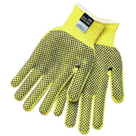 MCR SAFETY MCR Safety Kevlar Two-Sided PVC Dots Gloves, Medium 9366M